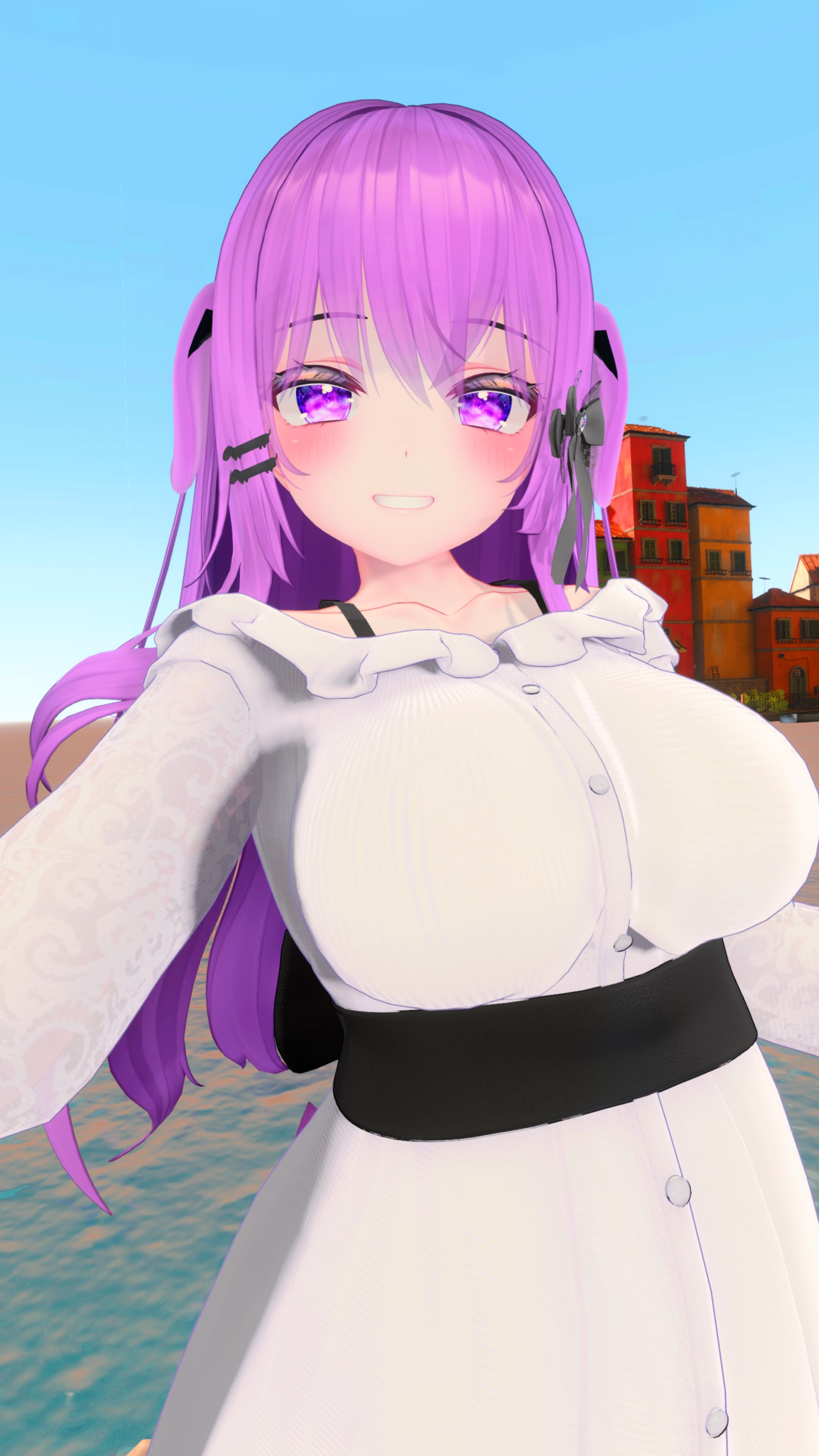 FOV補正後のVRChat写真（歪み修正済み）